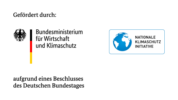 Logos Bundesministerium für Wirtschaft und Klimaschutz und Nationale Klimaschutz Initiative