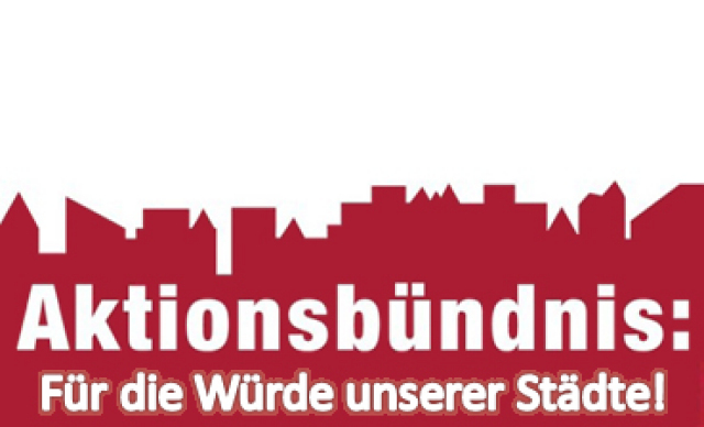 © Aktionsbündnis Für die Würde unserer Städte! Logo Aktionsbündnis Für die Würde unserer Städte! © Aktionsbündnis Für die Würde unserer Städte!