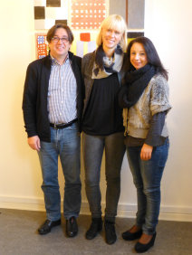 Rainer Blasius, Vibeke Holm Gaden, Louise Glendye (v.l.n.r.)