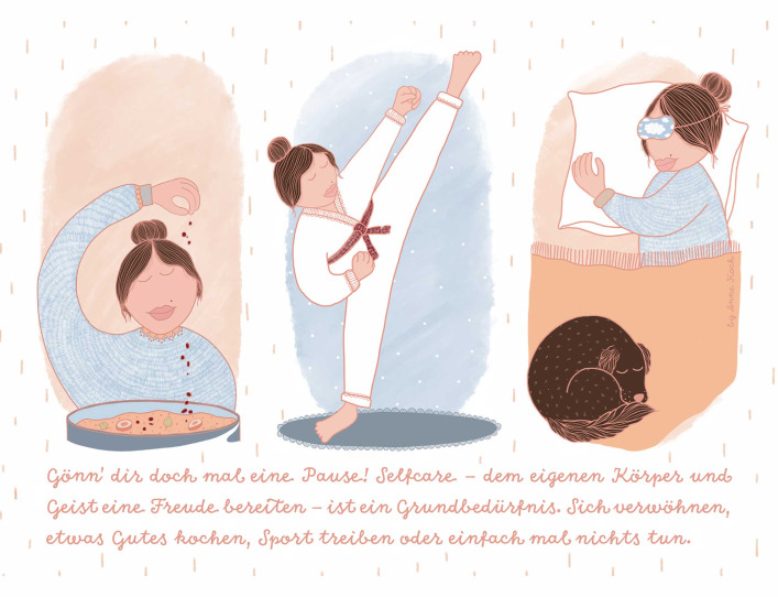 Postkarte Selfcare