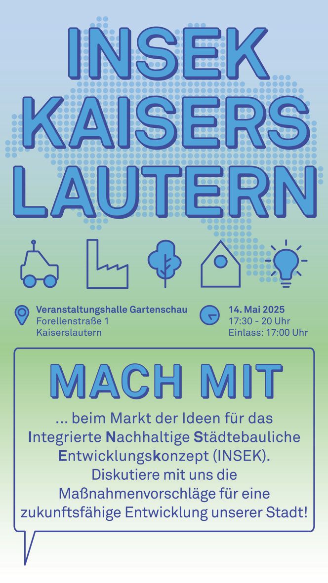 Plakat mit Ankündigung der BürgerInnenbeteiligung am 14.05.2025