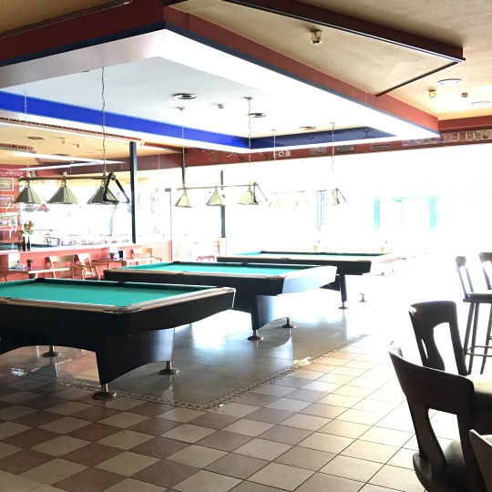 Pool-Billard-Tische im 