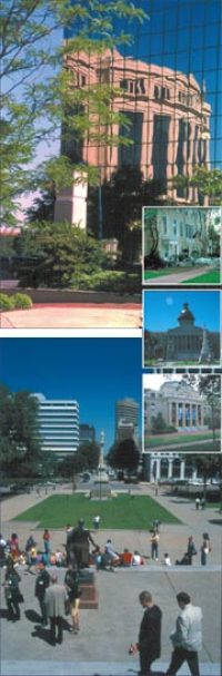 Collage Stadtansichten Columbia