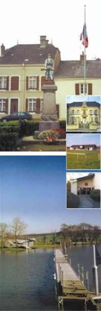 Collage Stadtansichten Douzy