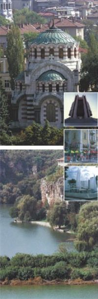 Collage Stadtansichten Pleven