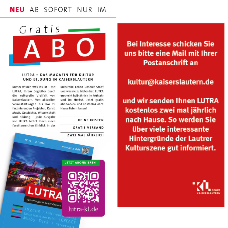 © Stadt Kaiserslautern Lutra Gratis Abo © Stadt Kaiserslautern