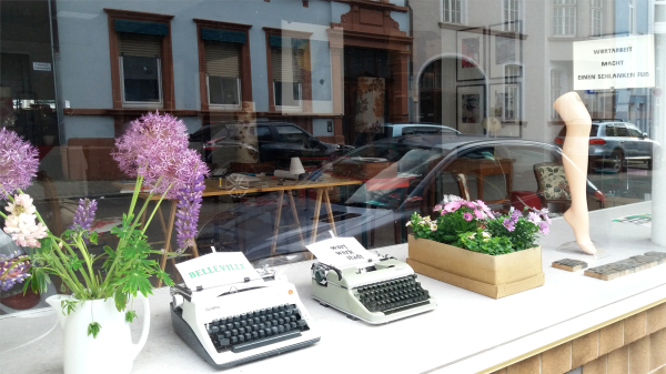 Schaufenster von Belleville