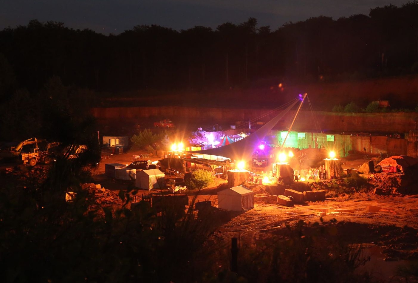 Nachtszene des Kulturfestivals