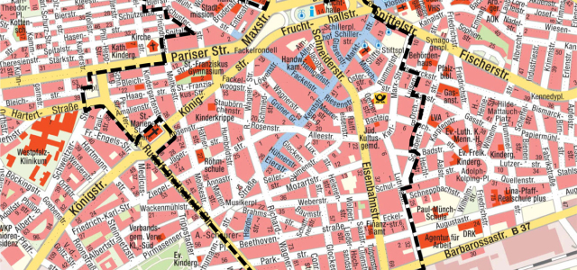 Gebietsabgrenzung Aktives Stadtzentrum