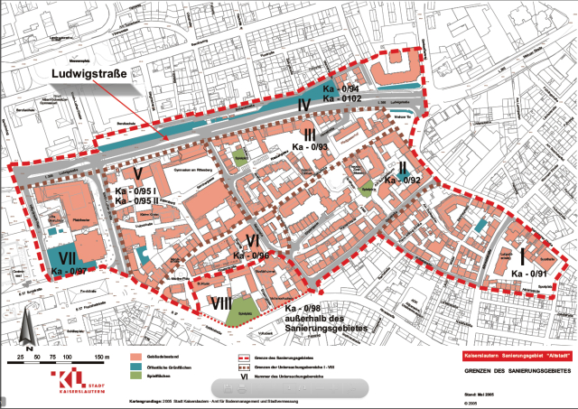 Sanierungsgebiet Altstadt © Stadt Kaiserslautern