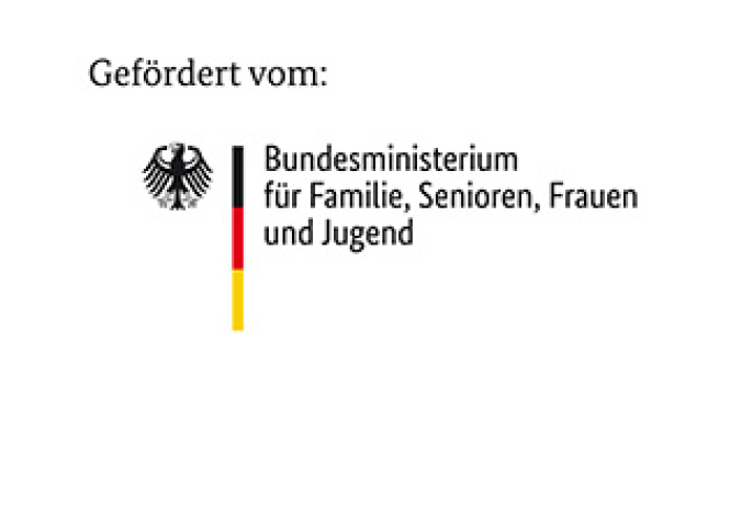 Logo des Bundesministeriums für Familie, Senioren, Frauen und Jugend 