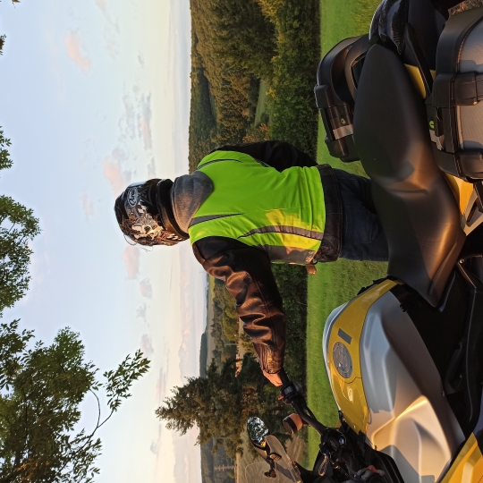 Motorradfahrer 