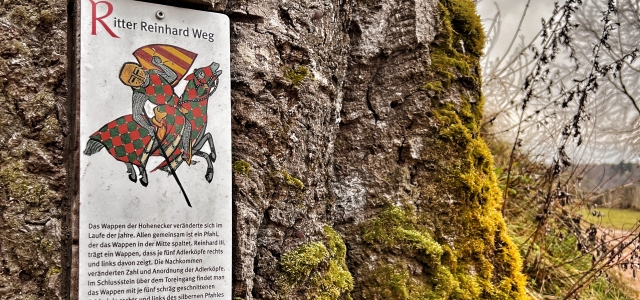 Wegemarkierung Ritter Reinhard Weg