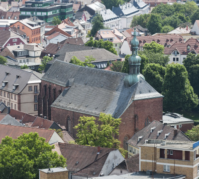Martinskirche aus der Vogelperspektive