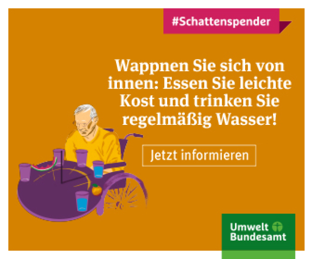 Schattenspenderkampagene UBA © Umwelt Bundesamt (UBA)