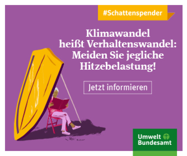 Schattenspenderkampagne UBA © Umwelt Bundesamt (UBA)