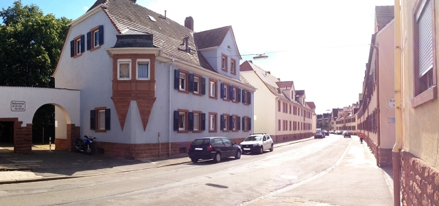 Blick in die Siedlung Bahnheim