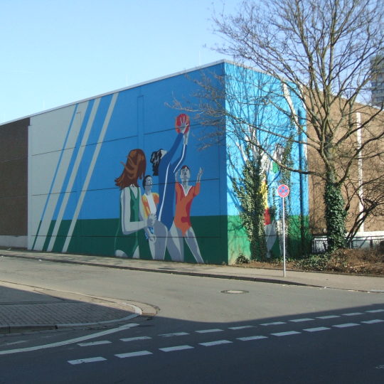 Turnhalle des Burggymnasiums