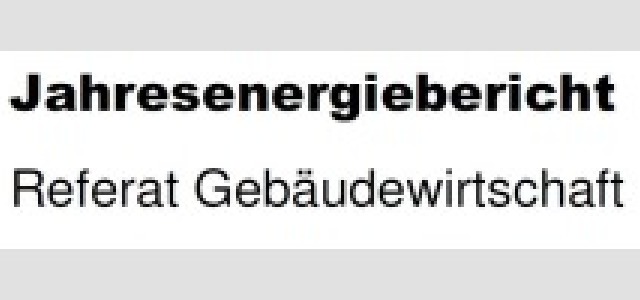 Grafik mit Schrift Jahresenergiebericht