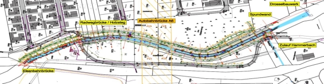Technischer Hochwasserschutz Deich-Engelshof © Stadt Kaiserslautern