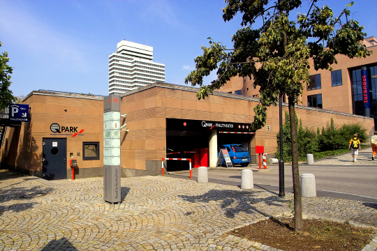 Einfahrt des Pfalztheaters © Stadt Kaiserslautern
