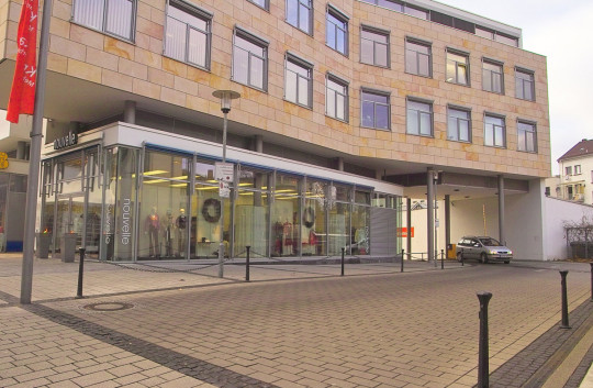 Ausfahrt der Tiefgarage an der Kreissparkasse © Stadt Kaiserslautern