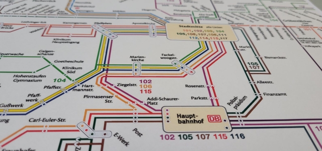 Liniennetzplan Stadtbusse
