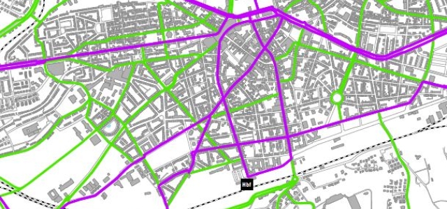 Zukünftiges Radwegenetz